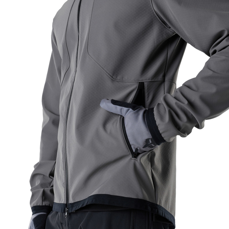 BLUZA ROWEROWA Z KAPTUREM FOX RANGER FIRE HOODIE PEWTER L