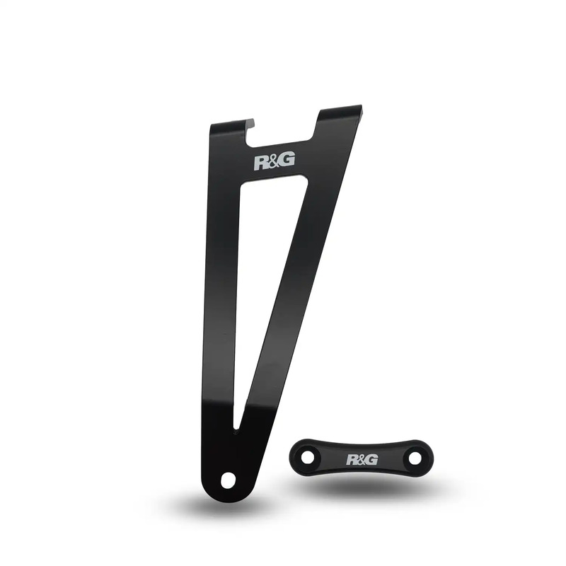 MOCOWANIE WYDECHU + ZAŚLEPKA PODNÓŻKA RG RACING MOTO GUZZI V100 MANDELLO 23- BLACK