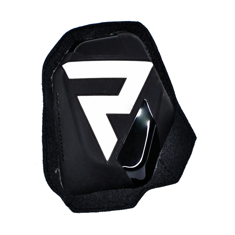 SLIDERY KOLAN REBELHORN (NA RZEPY) BLACK WHITE