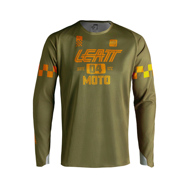 BLUZA OFFROADOWA LEATT MOTO 4.5 ENDURO X-FLOW SPEED KHAKI BROWN S