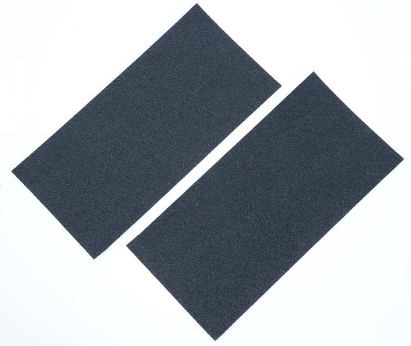 NAKLEJKA NA BAK TANKPAD ANTYPOŚLIZGOWY 2 CZĘŚCI RG RACING 30,5CM X 15,5CM BLACK