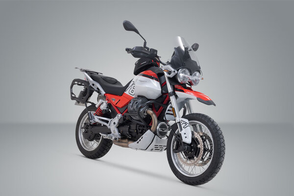 STELAŻ PRO NA KUFRY BOCZNE SW-MOTECH MOTO GUZZI V85 TT / STRADA (24-) BLACK