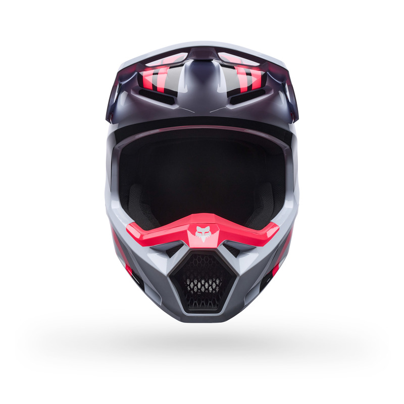 KASK MOTOCYKLOWY JUNIOR FOX V1 DRAFT WHITE