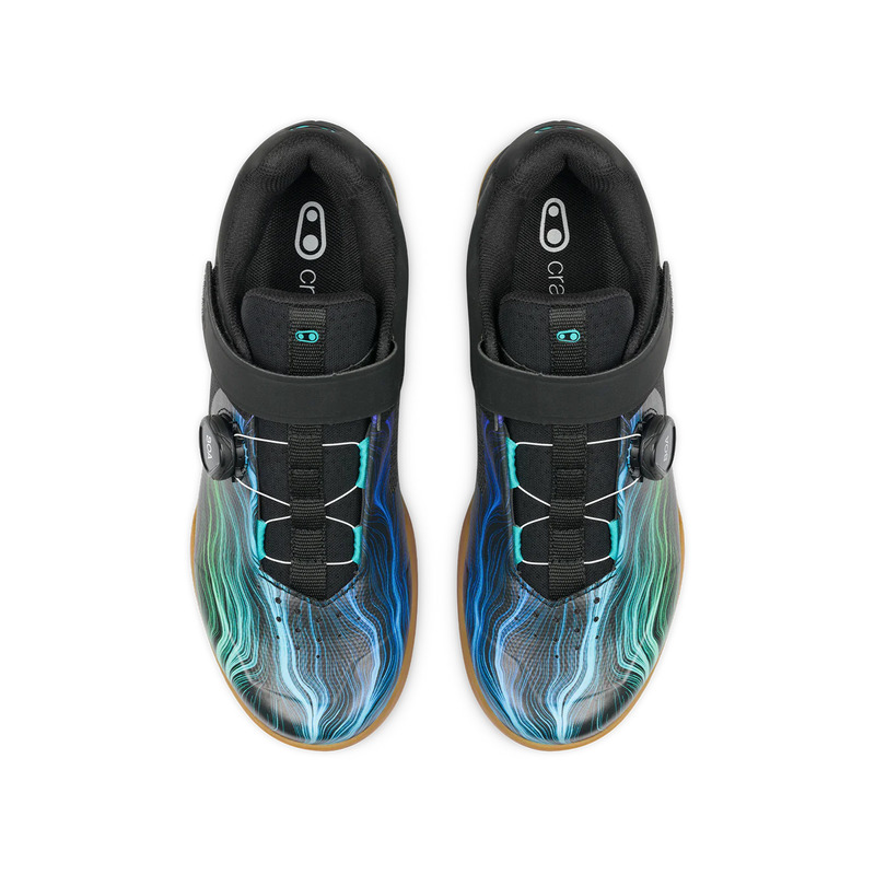 BUTY CRANKBROTHERS MALLET BOA BLACK BLUE SWIRL - GUM OUTSOLE 10.5 (44 EU)