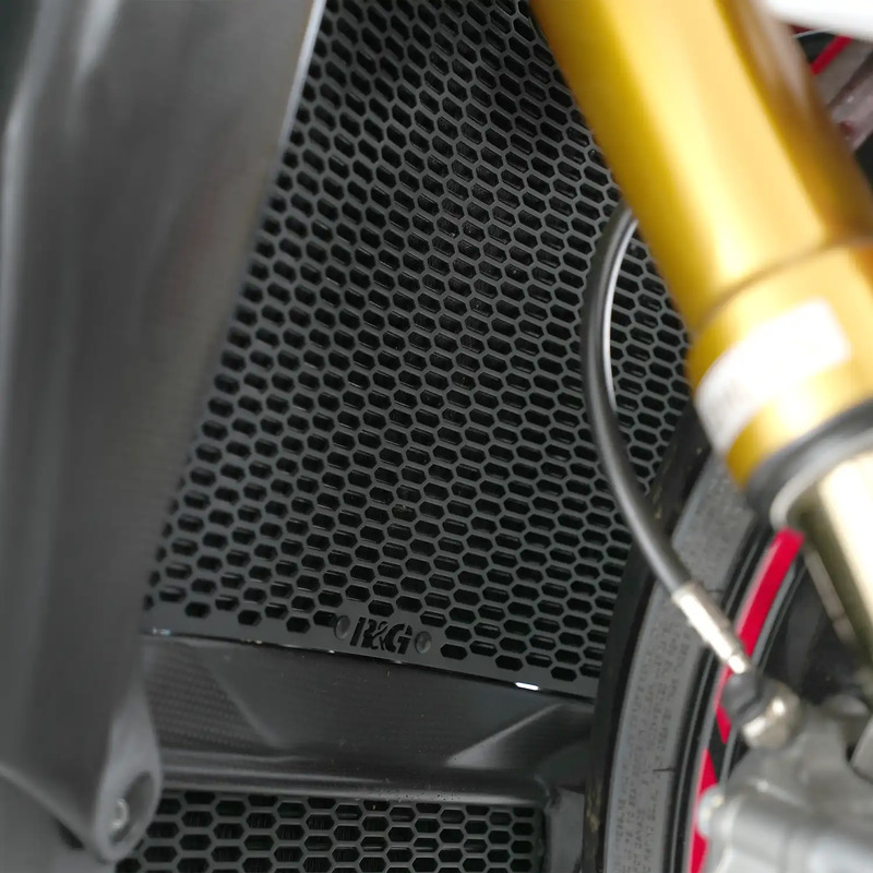 OSŁONA CHŁODNICY RG RACING PRO MV AGUSTA BRUTALE 1000 RR 20- / BRUTALE 1000 RS 21- / ORO 20- BLACK
