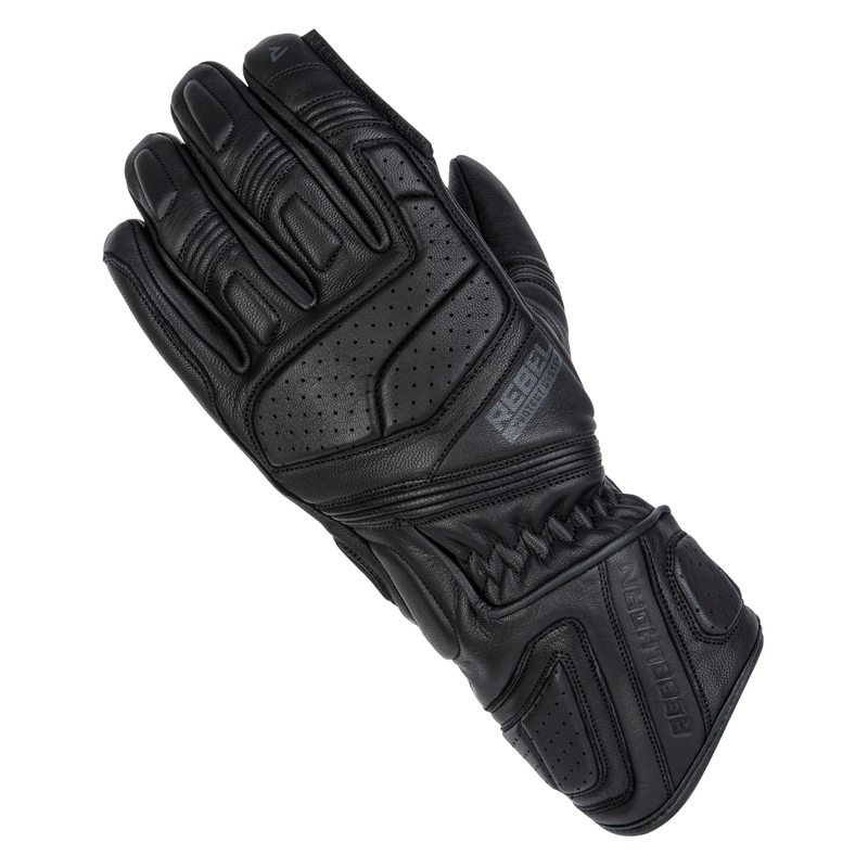 RĘKAWICE MOTOCYKLOWE DAMSKIE REBELHORN HIKE 2 BLACK WXS