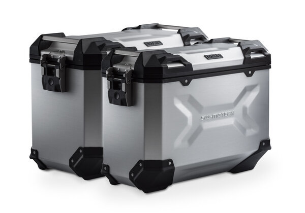 ZESTAW KUFRA CENTRALNEGO TRAX ADV SW-MOTECH 37/45 L. R 1200 GS (04-12)/ ADV (06-13) SILVER
