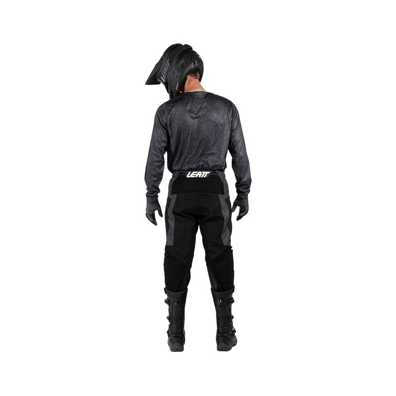STRÓJ OFFROADOWY BLUZA I SPODNIE LEATT RIDE KIT MOTO 3.5 STEALTH BLACK GREY