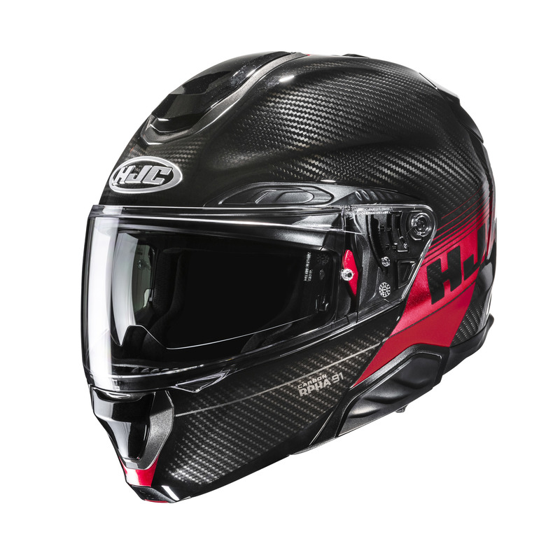 KASK MOTOCYKLOWY HJC RPHA91 CARBON ELIG RED S