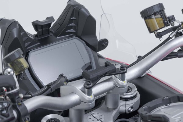 MOCOWANIE GPS NA KIEROWNICĘ SW-MOTECH DUCATI MULTISTRADA V4 (20-), V2 (24-) BLACK