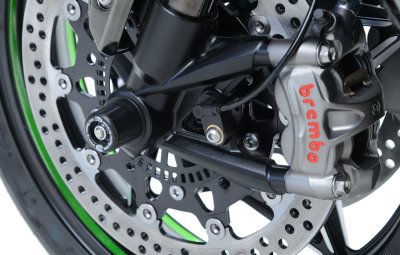 SLIDERY PRZEDNIEGO ZAWIESZENIA RG RACING KAWASAKI H2 / H2R BLACK