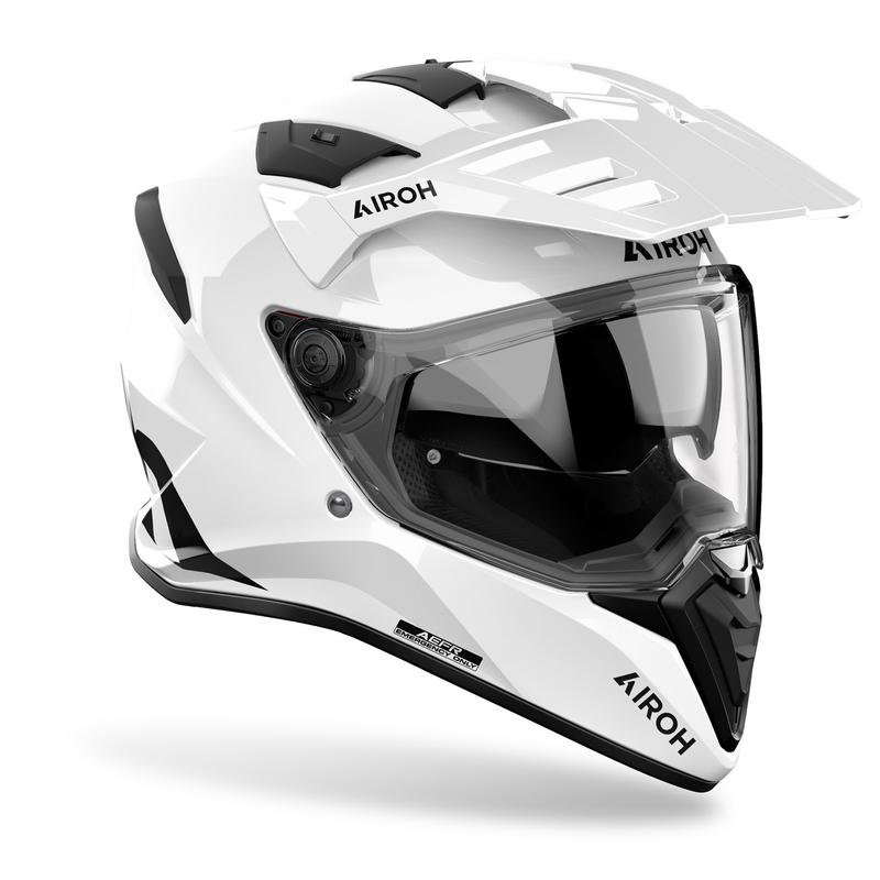 KASK MOTOCYKLOWY AIROH BADX-X COLOR WHITE GLOSS