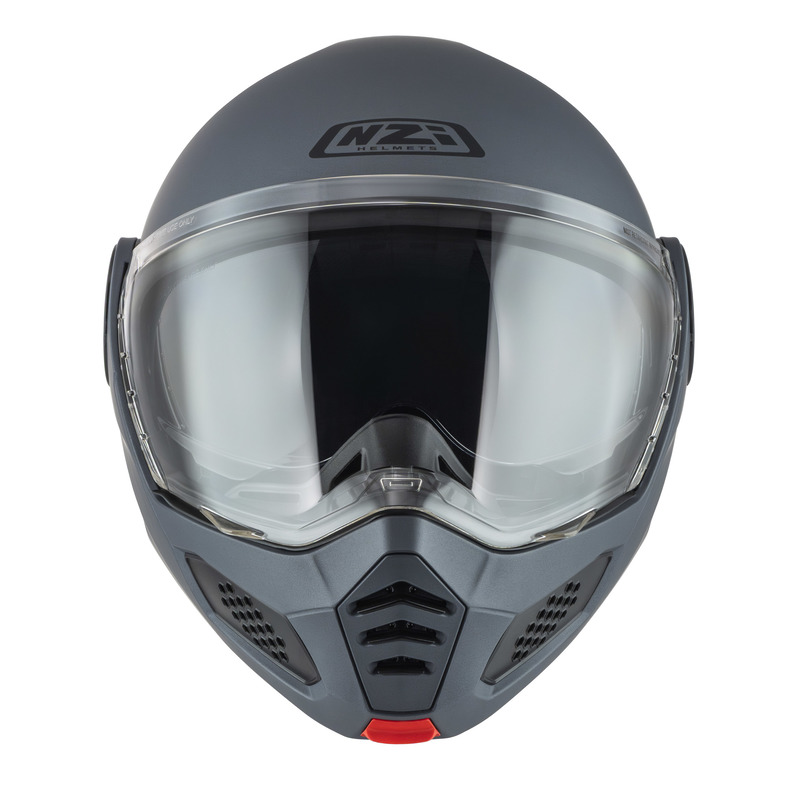 KASK MOTOCYKLOWY NZI MINIMOD DUO ANTRACITE MATT XS