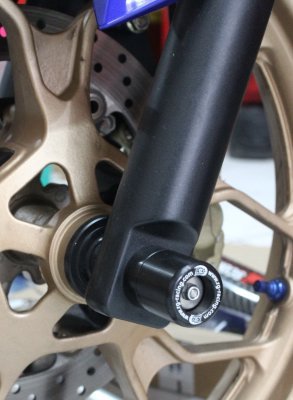 SLIDERY PRZEDNIEGO ZAWIESZENIA RG RACING YAMAHA YZF-R25 / YZF-R3 BLACK