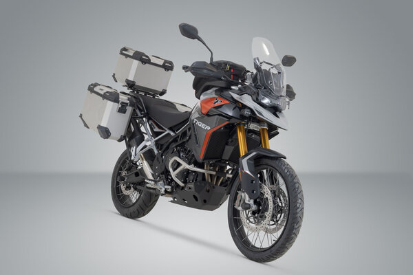 ZESTAW BAGAŻOWY ADVENTURE SW-MOTECH TRIUMPH TIGER 900 GT / RALLY PRO (23-) SILVER