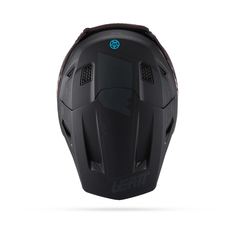 KASK MOTOCYKLOWY Z GOGLAMI LEATT KIT MOTO 7.5 CARDO STEALTH BLACK L