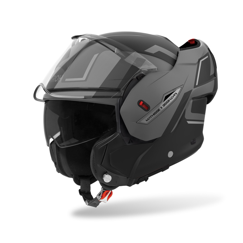 KASK MOTOCYKLOWY AIROH MATHISSE 2 GENIUS GREY MATT