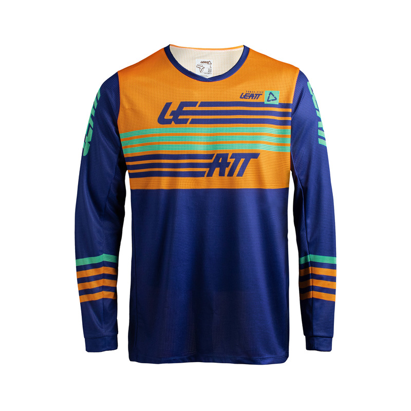 BLUZA OFFROADOWA LEATT MOTO 3.5 STRIPES ORANGE S