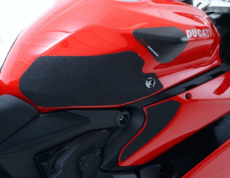 NAKLEJKA NA BAK TANKPAD ANTYPOŚLIZGOWY 4 CZĘŚCI RG RACING DUCATI 899 / 1199 / 1299 PANIGALE BLACK