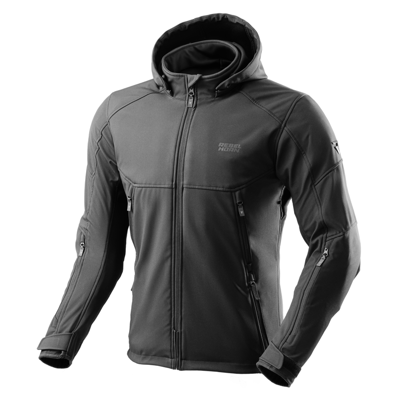 KURTKA MOTOCYKLOWA TEKSTYLNA REBELHORN SLASH BLACK