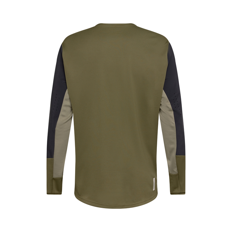 KOSZULKA ROWEROWA Z DŁUGIM RĘKAWEM FOX DEFEND OLIVE GREEN S