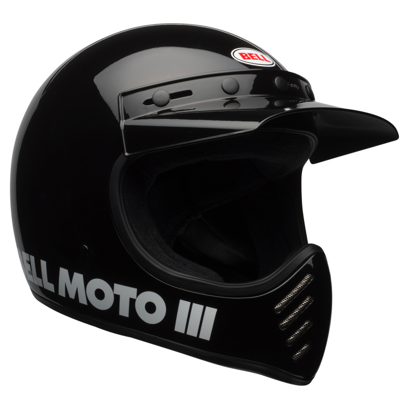 KASK MOTOCYKLOWY BELL MOTO-3 CLASSIC BLACK