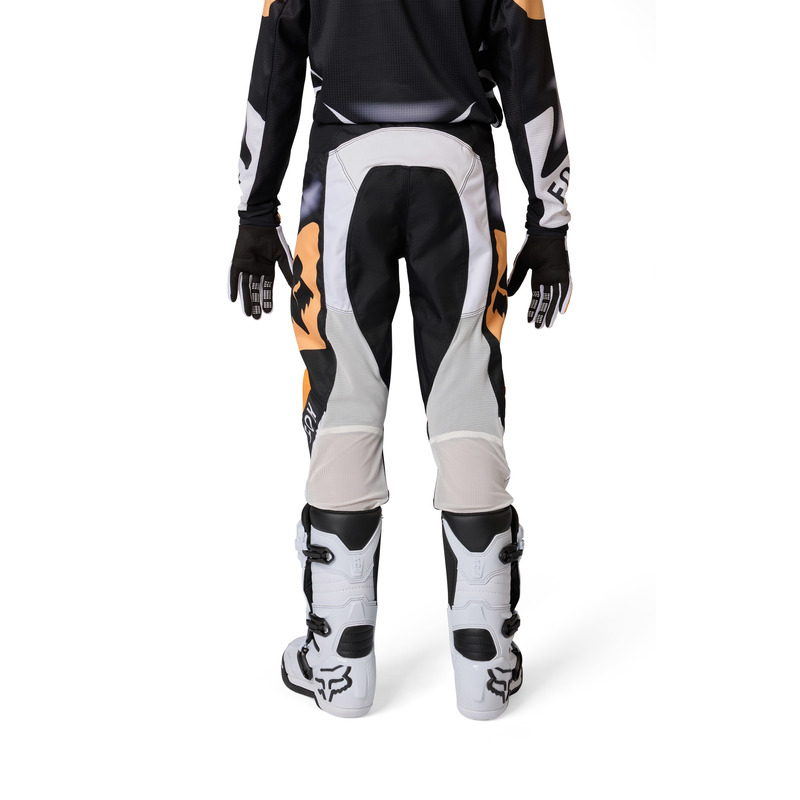 SPODNIE MOTOCYKLOWE JUNIOR FOX 180 NOBLE BLACK WHITE 22