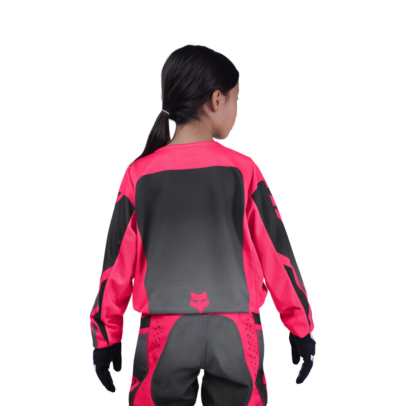 BLUZA MOTOCYKLOWA JUNIOR FOX GIRLS 180 SHIELD BLACK PINK