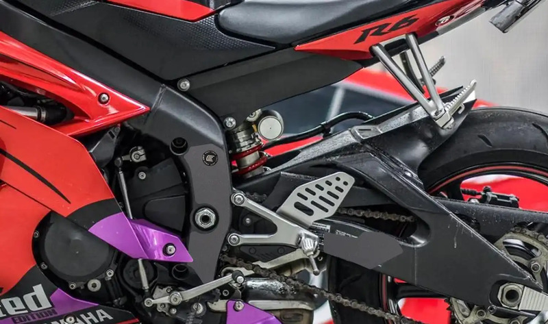 ZESTAW OSŁON PRZECIWBŁOTNYCH RG RACING EAZI-GRIP SCUFF GUARD KIT YAMAHA YZF-R6 17-