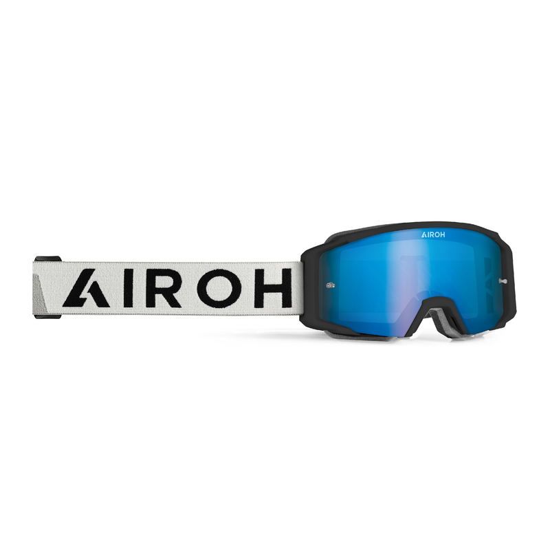 GOGLE AIROH BLAST XR1 MATT BLACK - SZYBA BLUE MIRRORED (1 SZYBA W ZESTAWIE)