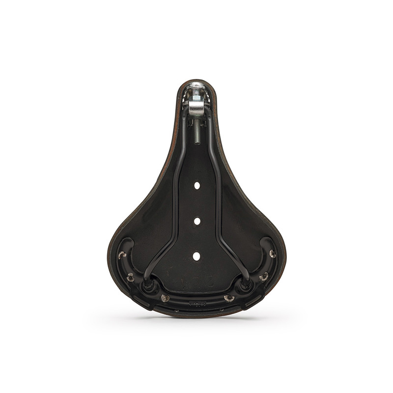 SIODEŁKO SKÓRZANE BROOKS B17 SHORT BLACK