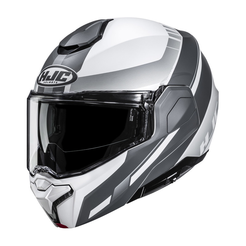 KASK MOTOCYKLOWY HJC I101 MIRA WHITE SILVER L