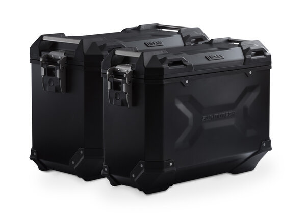 ZESTAW KUFRÓW BOCZNYCH I STELAŻY SW-MOTECH TRAX ADV 790 ADV/R 890 ADV/R 890 SM T BLACK 45/37 L