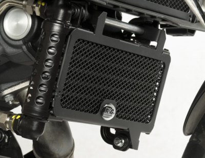 OSŁONA CHŁODNICY OLEJU RG RACING APRILIA DORSODURO 1200 BLACK