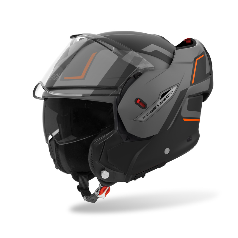 KASK MOTOCYKLOWY AIROH MATHISSE 2 GENIUS ORANGE MATT S
