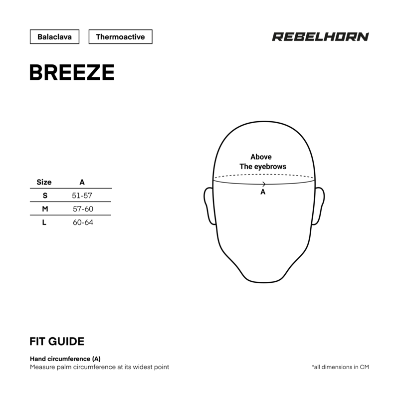 KOMINIARKA TERMOAKTYWNA REBELHORN BREEZE BLACK