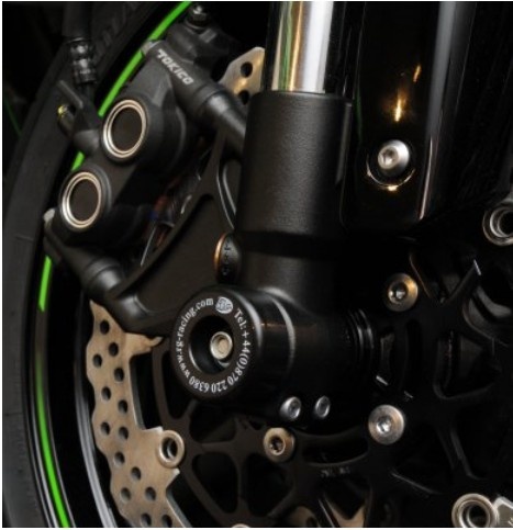SLIDERY PRZEDNIEGO ZAWIESZENIA RG RACING KAWASAKI ZX10-R 08- BLACK