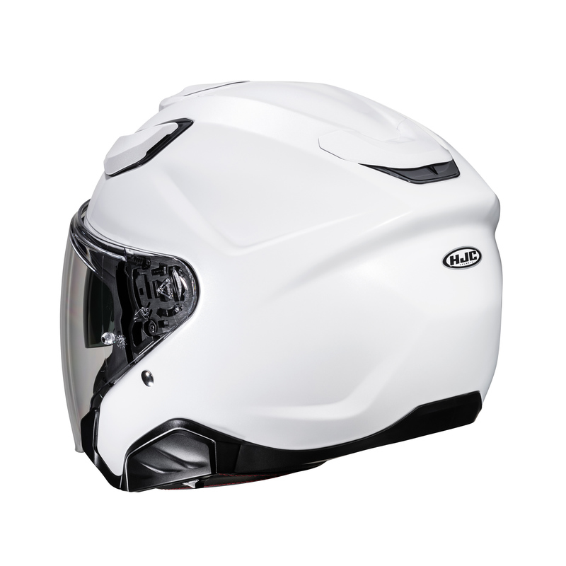 KASK MOTOCYKLOWY HJC F31 SOLID PEARL WHITE