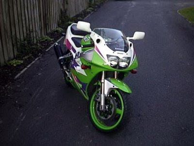 CRASHPADY CLASSIC RG RACING KAWASAKI ZXR400 BLACK