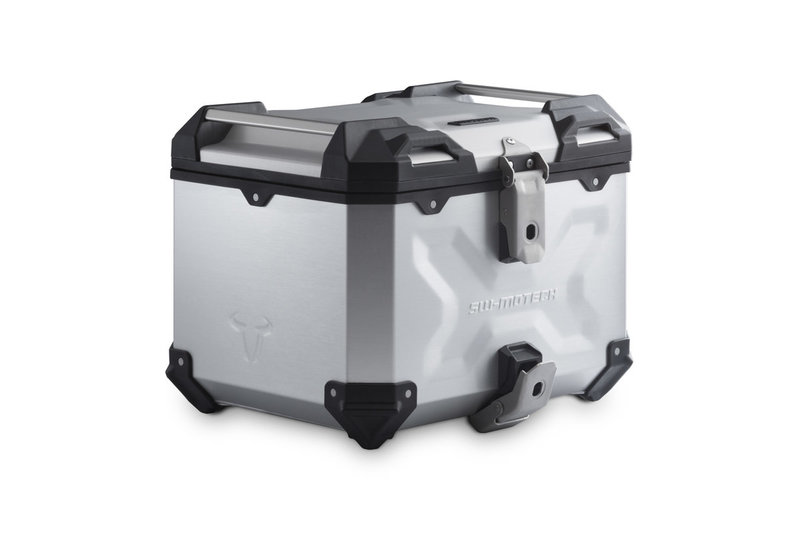 ZESTAW KUFRA CENTRALNEGO TRAX ADV SW-MOTECH KAWASAKI VERSYS 1000 (12-) SILVER