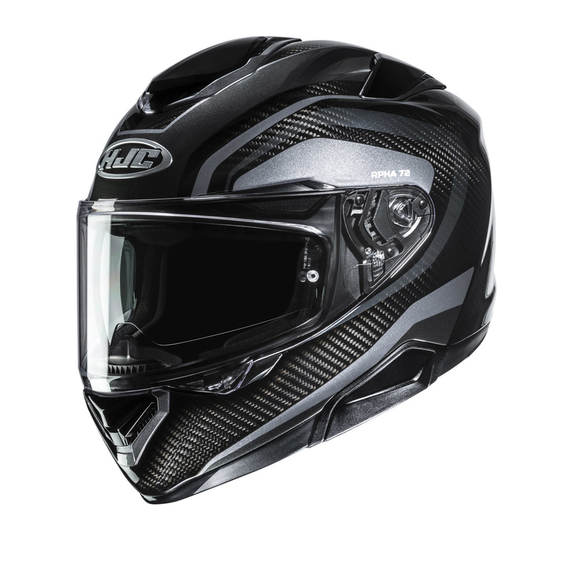 KASK MOTOCYKLOWY HJC RPHA72 CARBON LIS BLACK GREY M