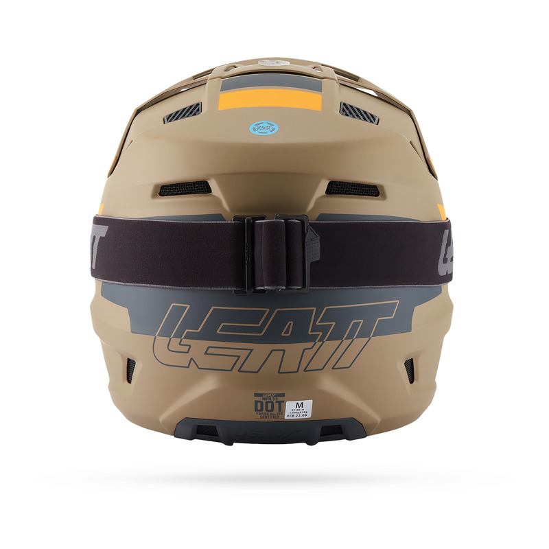 KASK MOTOCYKLOWY Z GOGLAMI LEATT KIT MOTO 3.5 KHAKI BROWN XXL