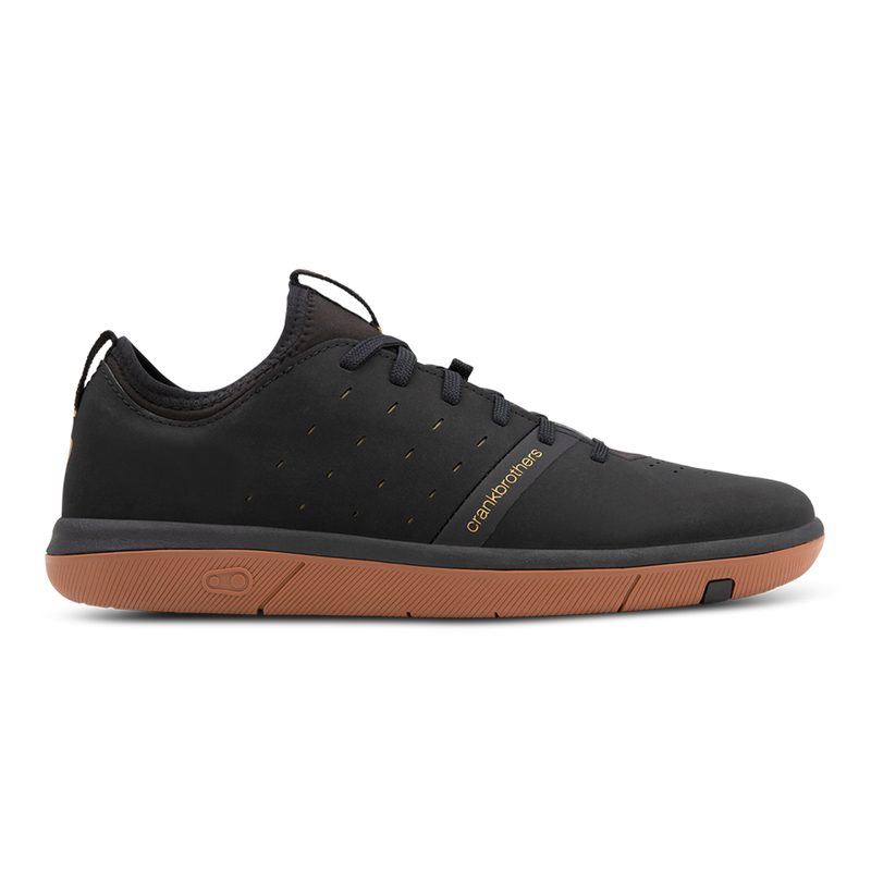 BUTY CRANKBROTHERS STAMP STREET LACE BLACK GOLD - GUM OUTSOLE