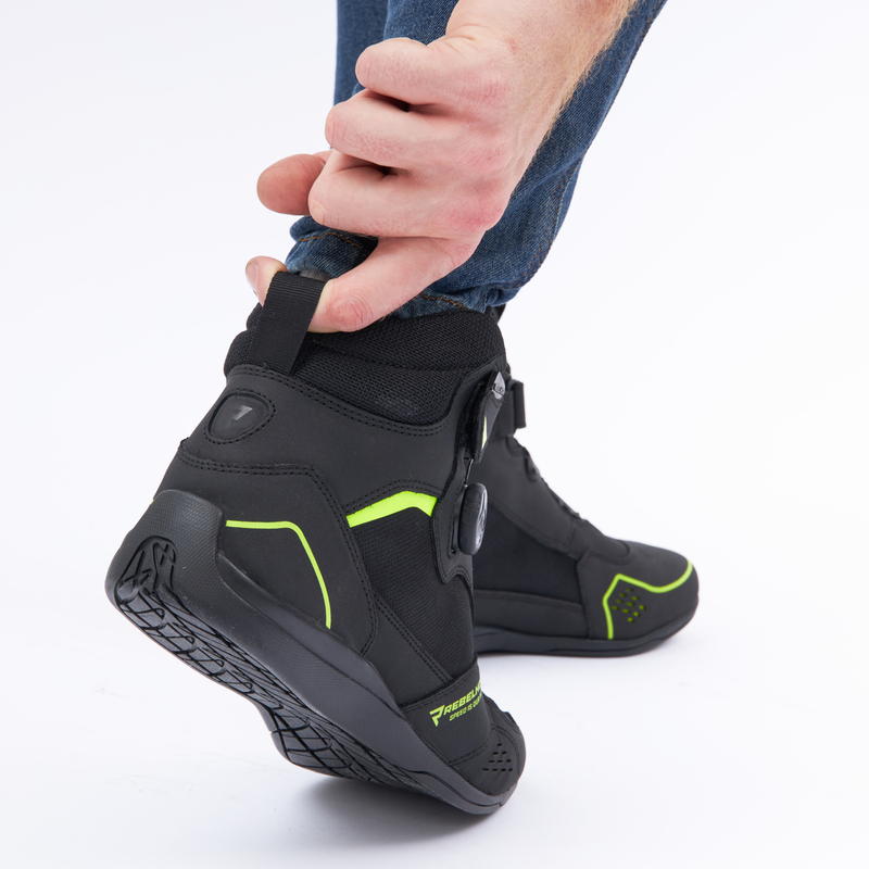 BUTY MOTOCYKLOWE REBELHORN SPARK 2 BLACK FLUO YELLOW