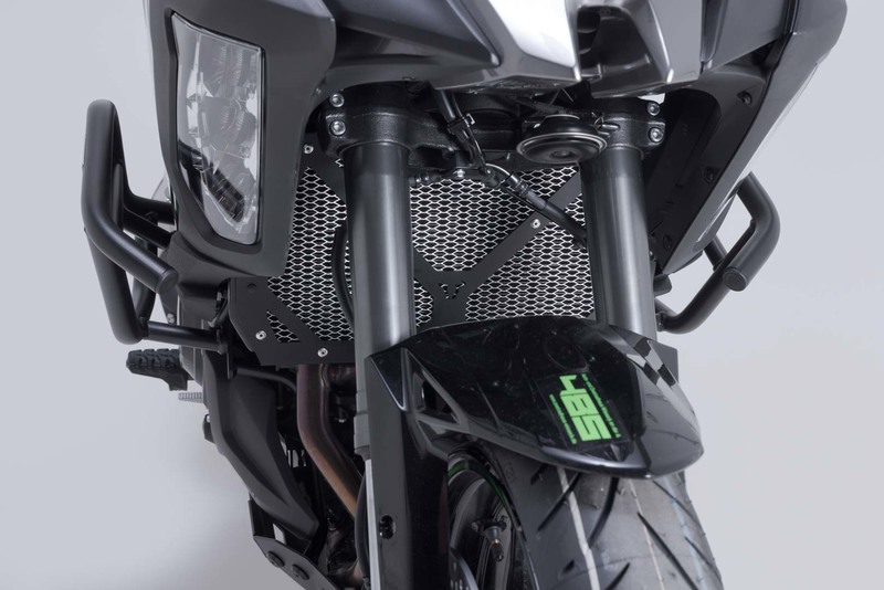 OSŁONA CHŁODNICY SW-MOTECH KAWASAKI VERSYS 1000 (18-)/ 1100 (24-) BLACK SILVER