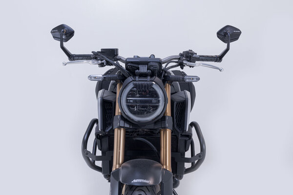 ZESTAW LUSTEREK SW-MOTECH DO ZAMONTOWANIA NA KOŃCU KIEROWNICY HONDA CB650R (18-)