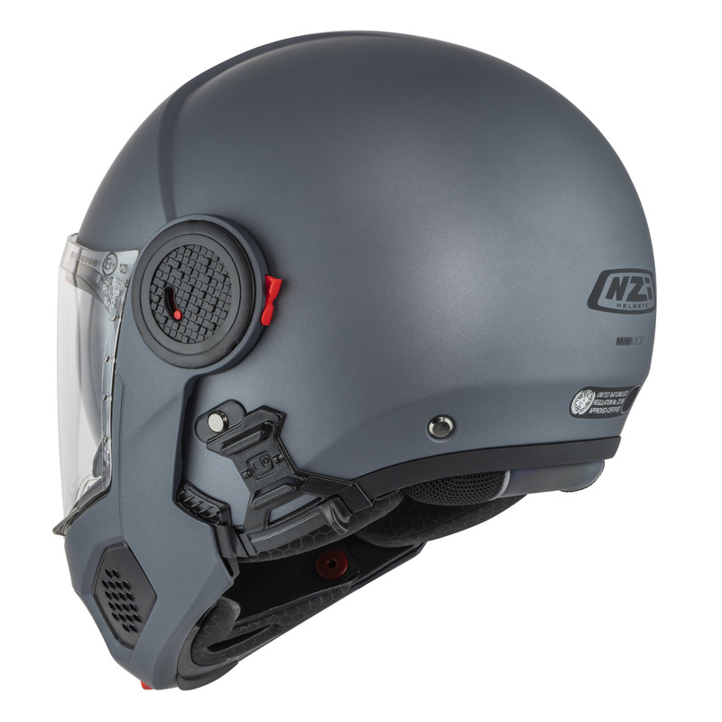 KASK MOTOCYKLOWY NZI MINIMOD DUO ANTRACITE MATT XS