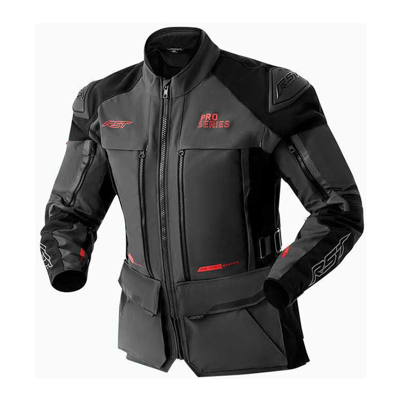 KURTKA MOTOCYKLOWA TEKSTYLNA RST PRO SERIES ADVENTURE D3O GREY BLACK XXL