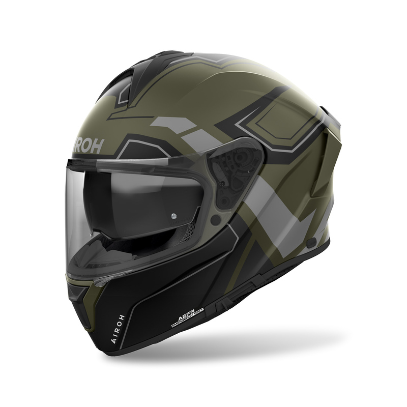 KASK MOTOCYKLOWY AIROH SPARK 2 DART MILITRAY GREEN MATT