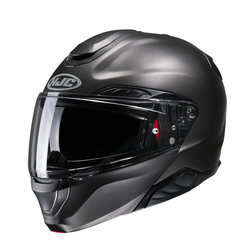 KASK MOTOCYKLOWY HJC RPHA91 SEMI FLAT TITANIUM L
